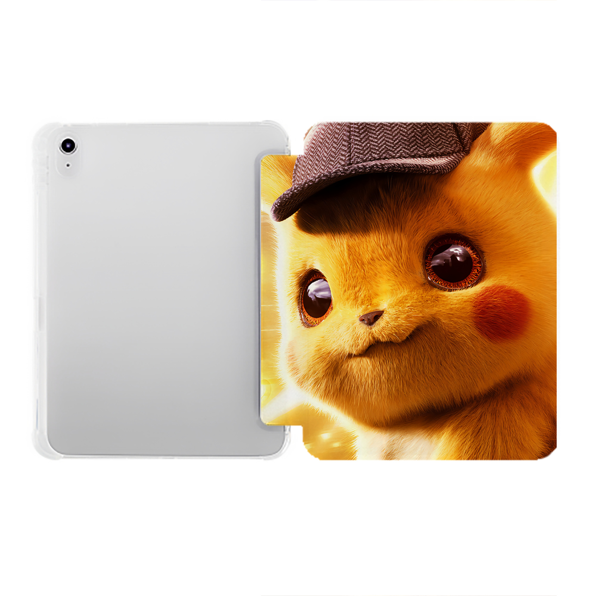 （画像用） ポケットモンスター Pokémon IPad ケース ペン収納付き 三つ折りスタンド PUレザー×シリコン 対応機種9.5/10.5/10.9インチ
